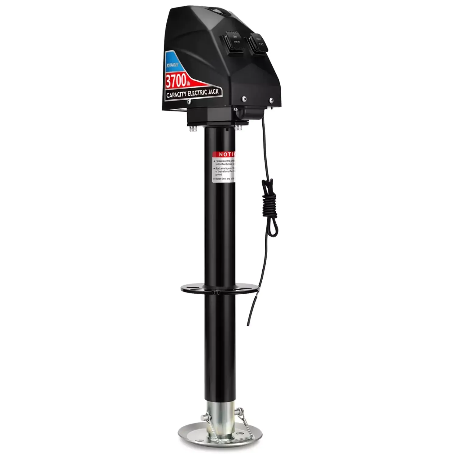 12V Electric Trailer Jack 3700lbs