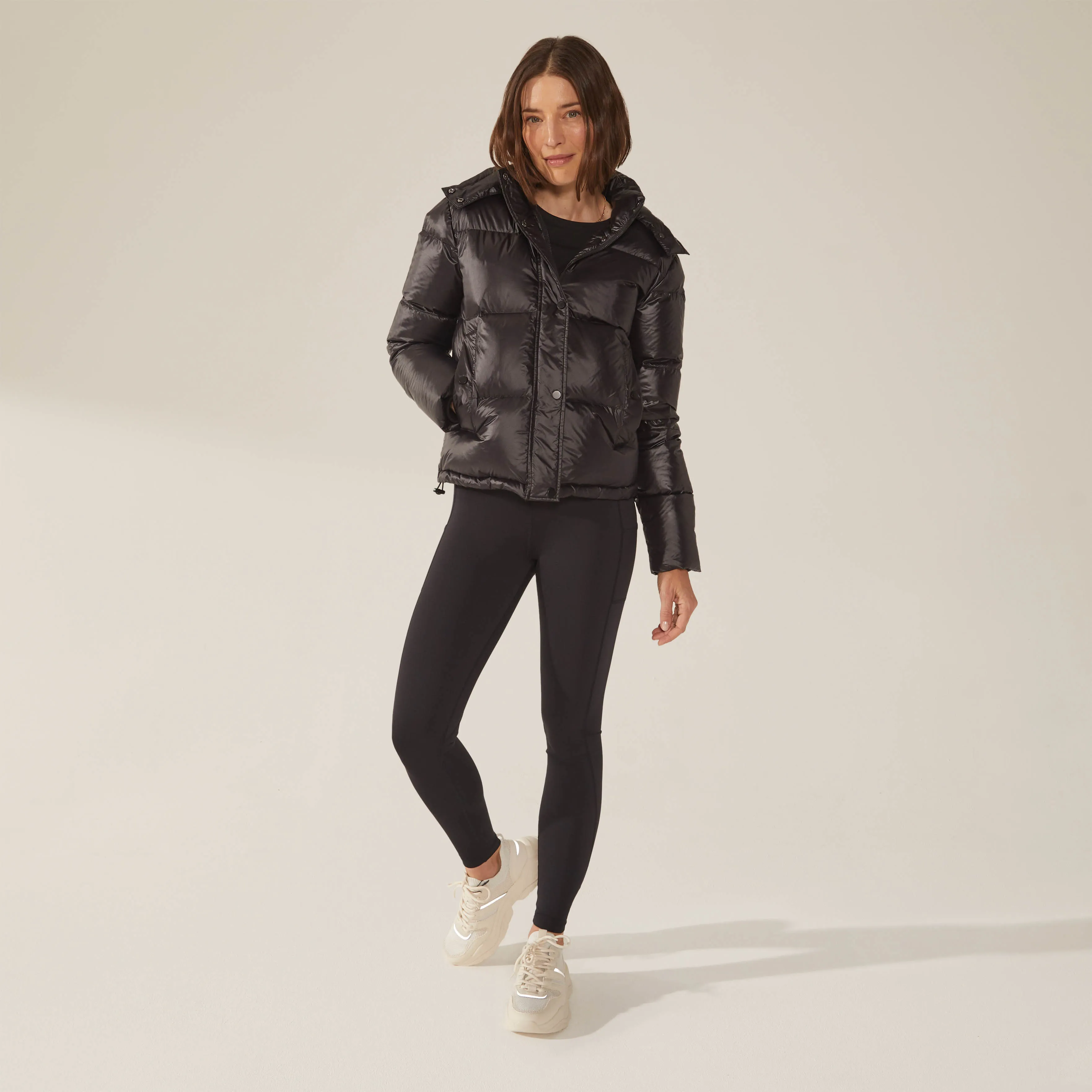 Adeline Hooded Down Puffer Jacket by Italic
