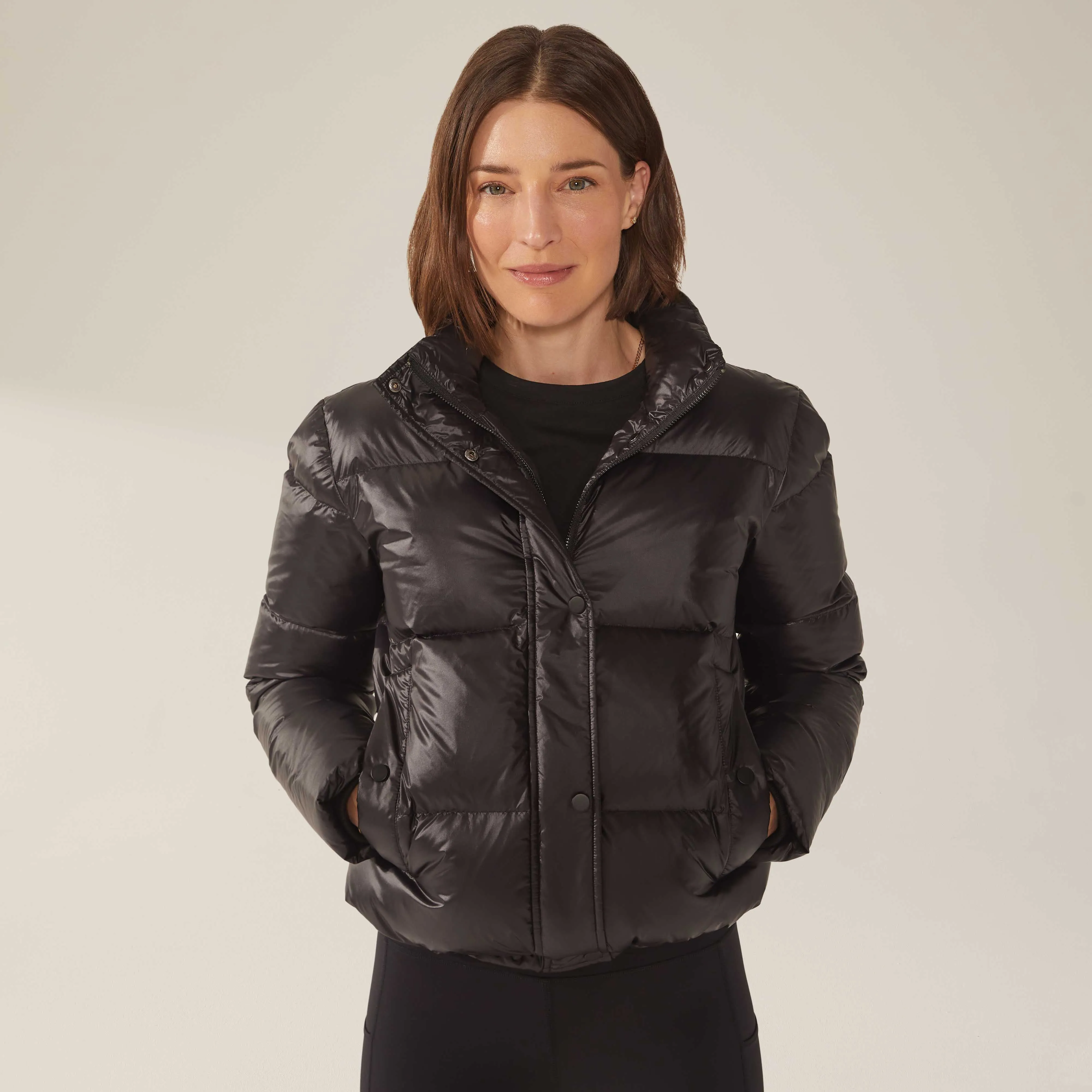 Adeline Hooded Down Puffer Jacket by Italic