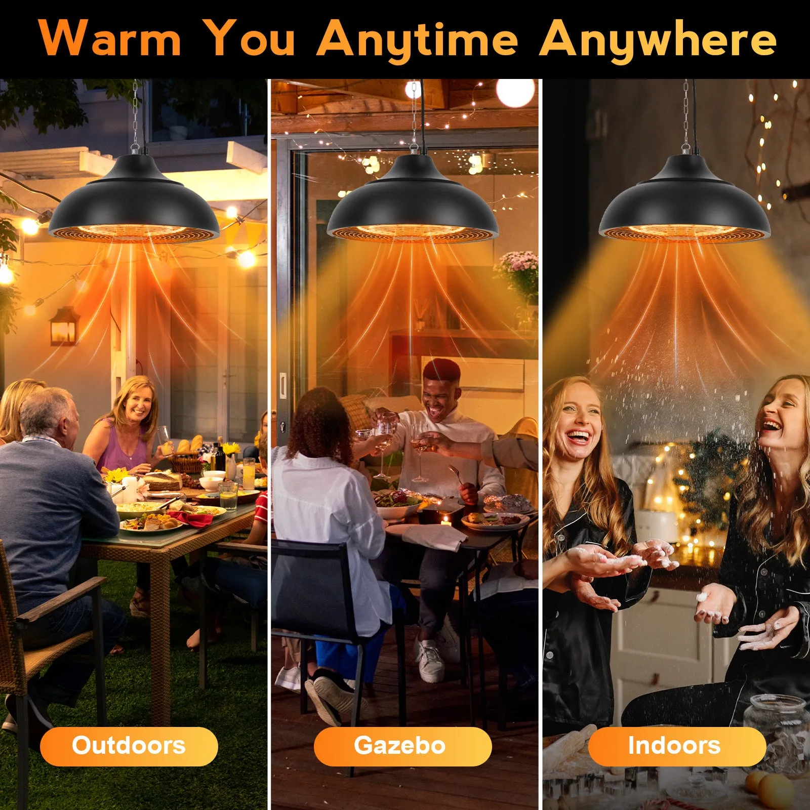 Advwin Outdoor Electric Patio Heater 1500W
