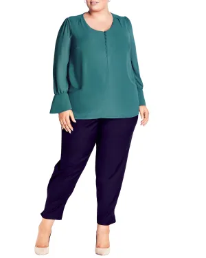 Alena Blouse | Teal