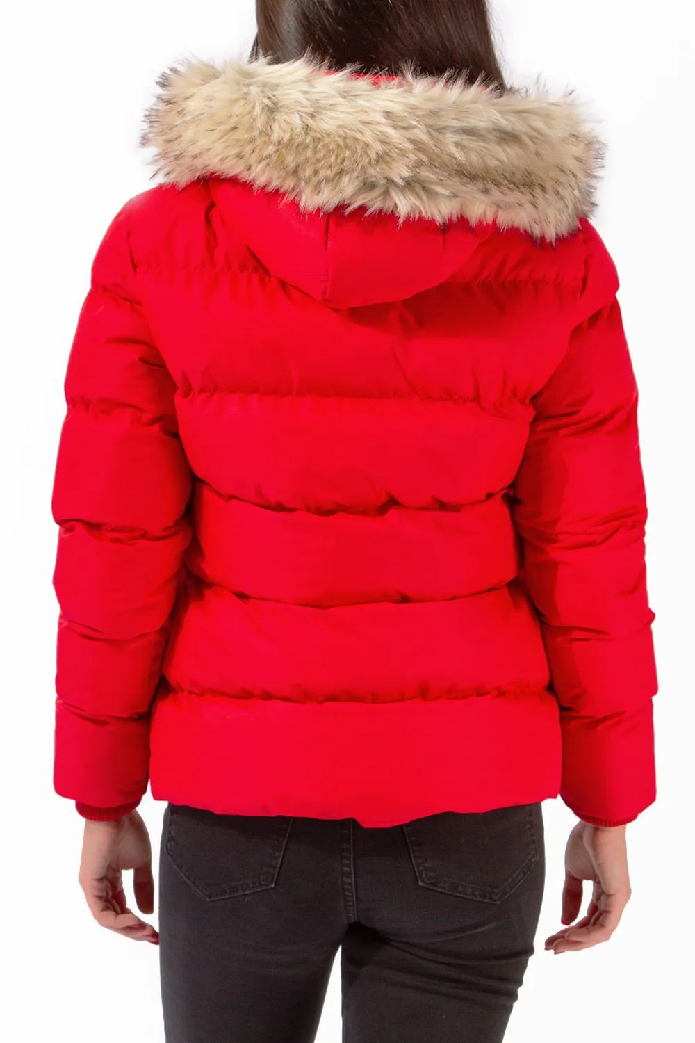 Astoria Faux Fur Trim Padded Jacket