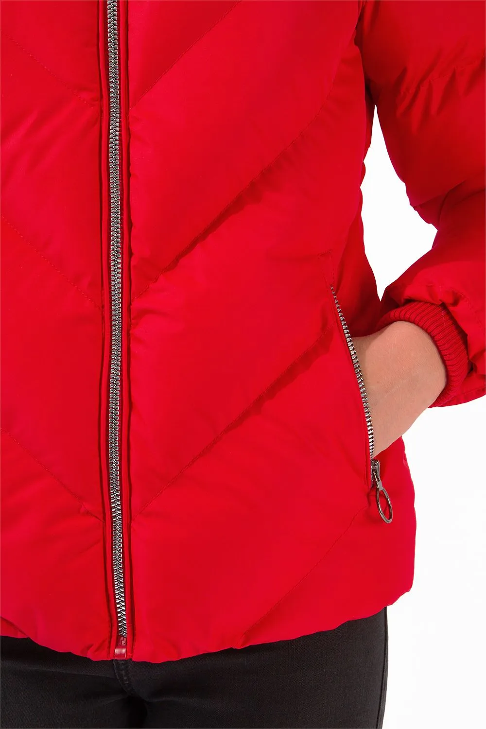 Astoria Faux Fur Trim Padded Jacket
