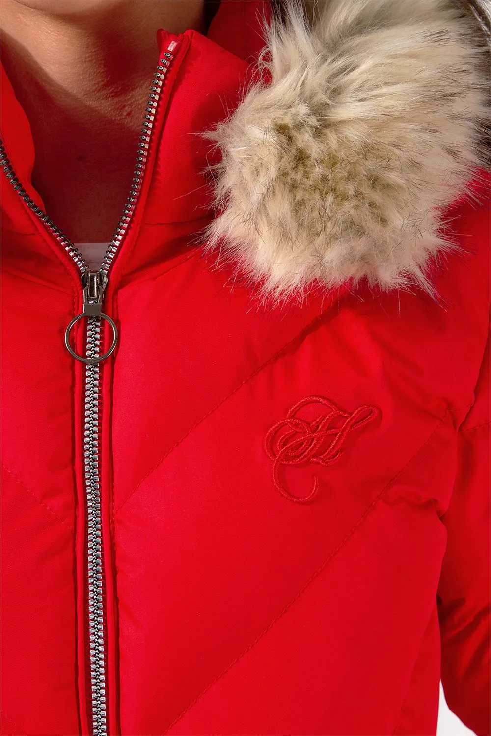 Astoria Faux Fur Trim Padded Jacket