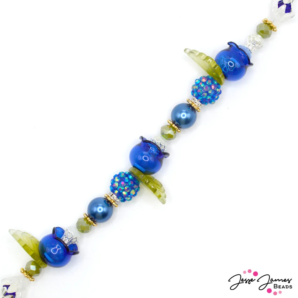 Bead Strand in Blueberry Patch
