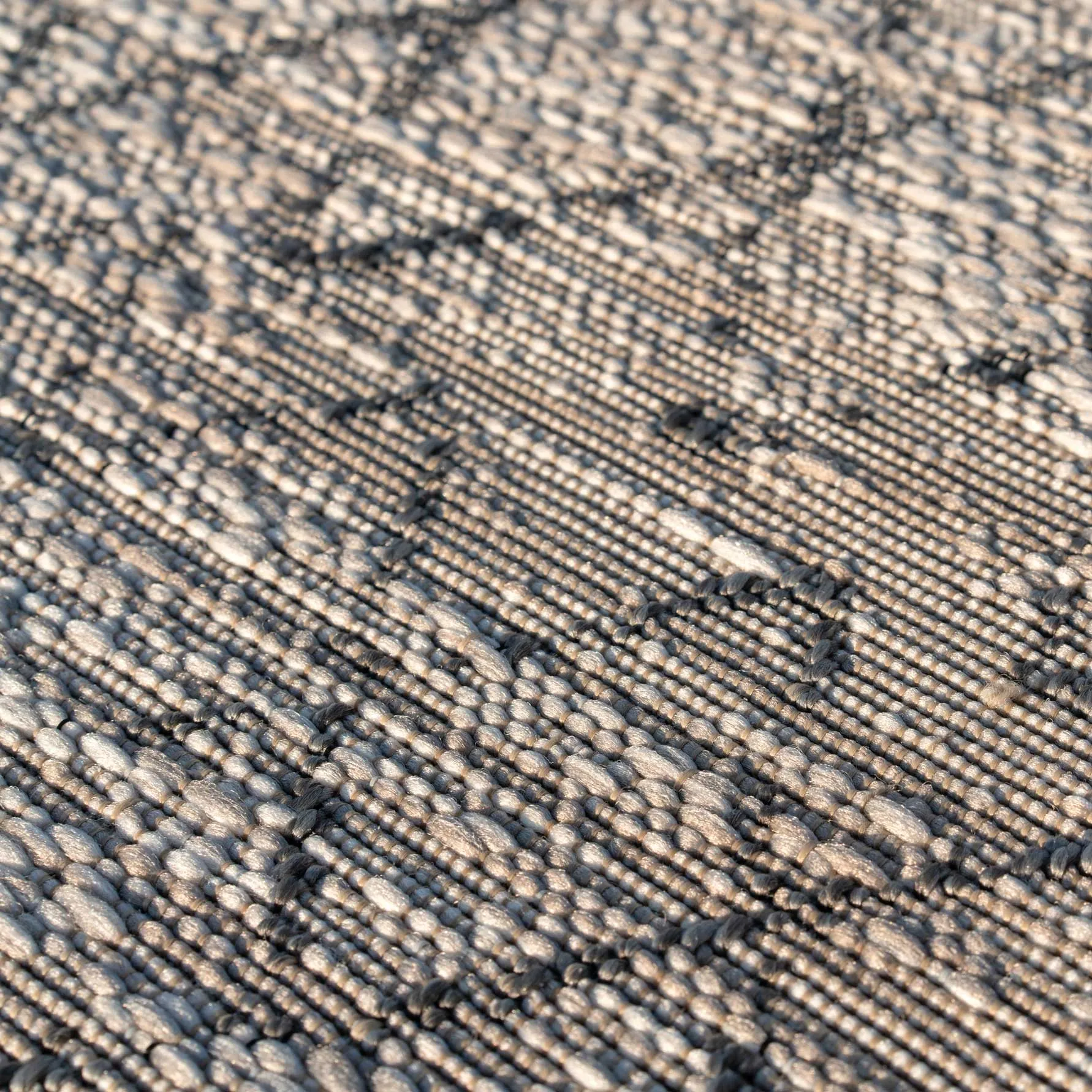Beige Scandi Textured Flatweave Indoor Outdoor Area Rug - Marazza