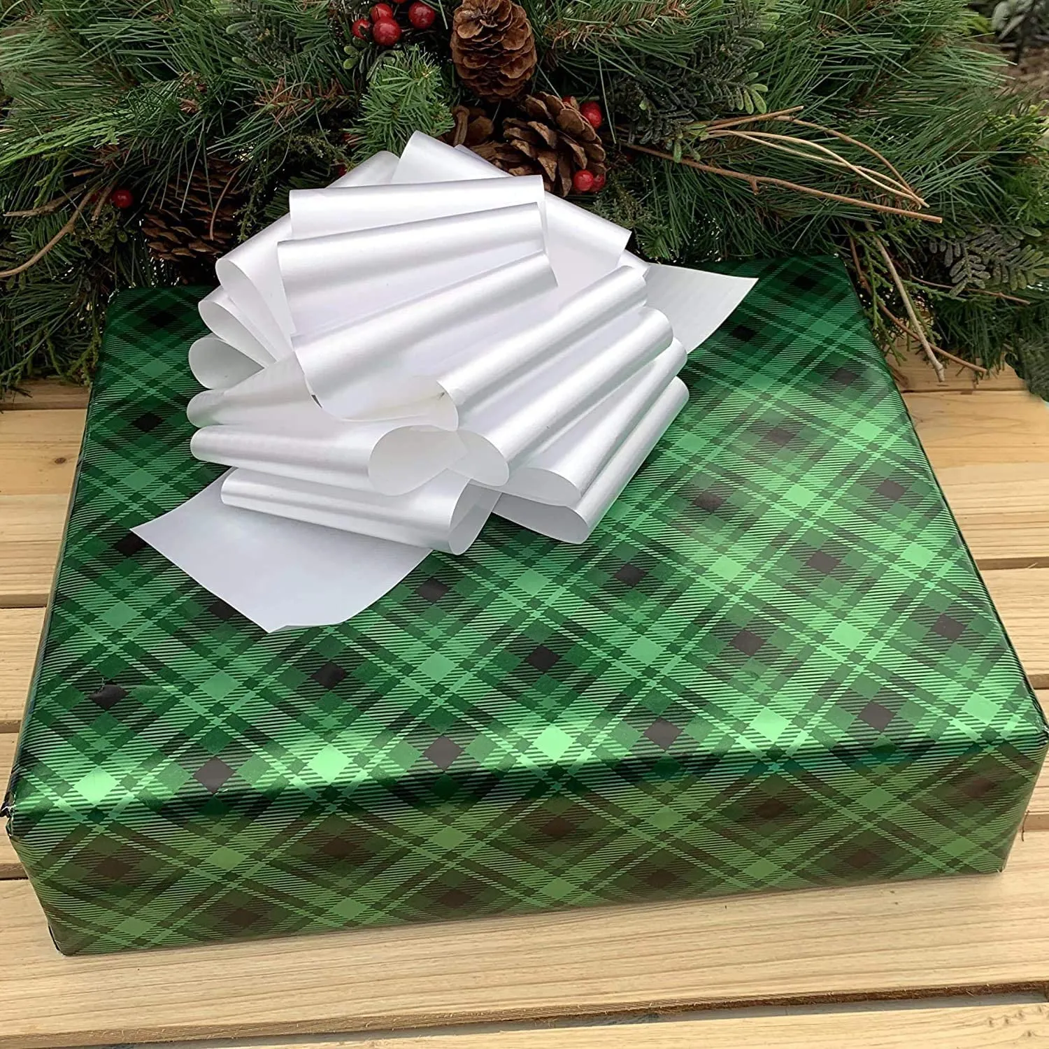 Big White Wedding Gift Bow - 8" Wide