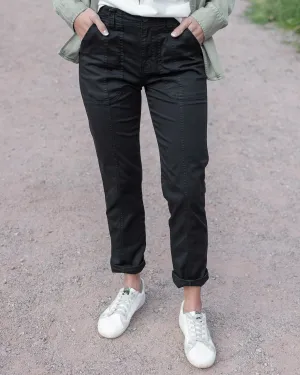 Black Camper Cargo Pants