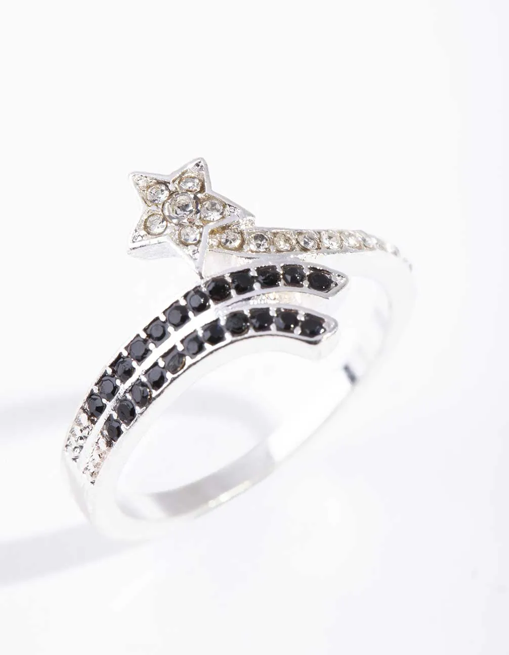 Black Silver Wish Ring