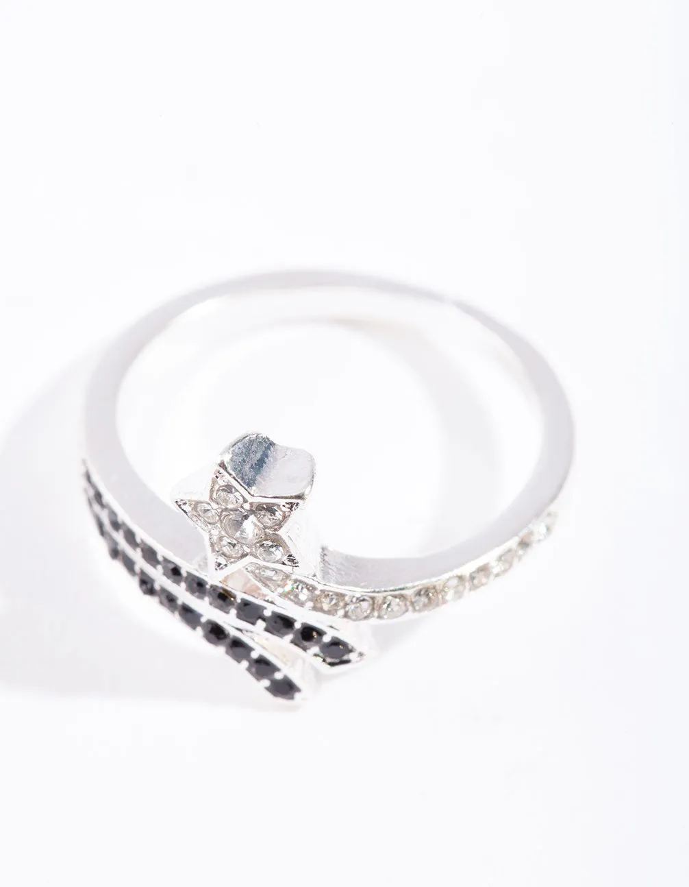 Black Silver Wish Ring