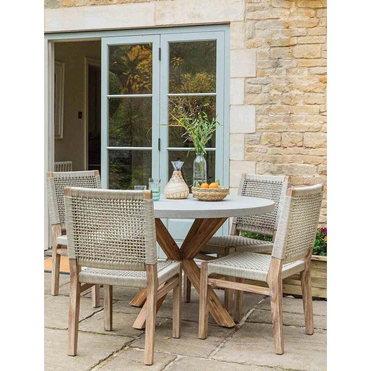 Burford Round Dining Table | 120 cm | Natural
