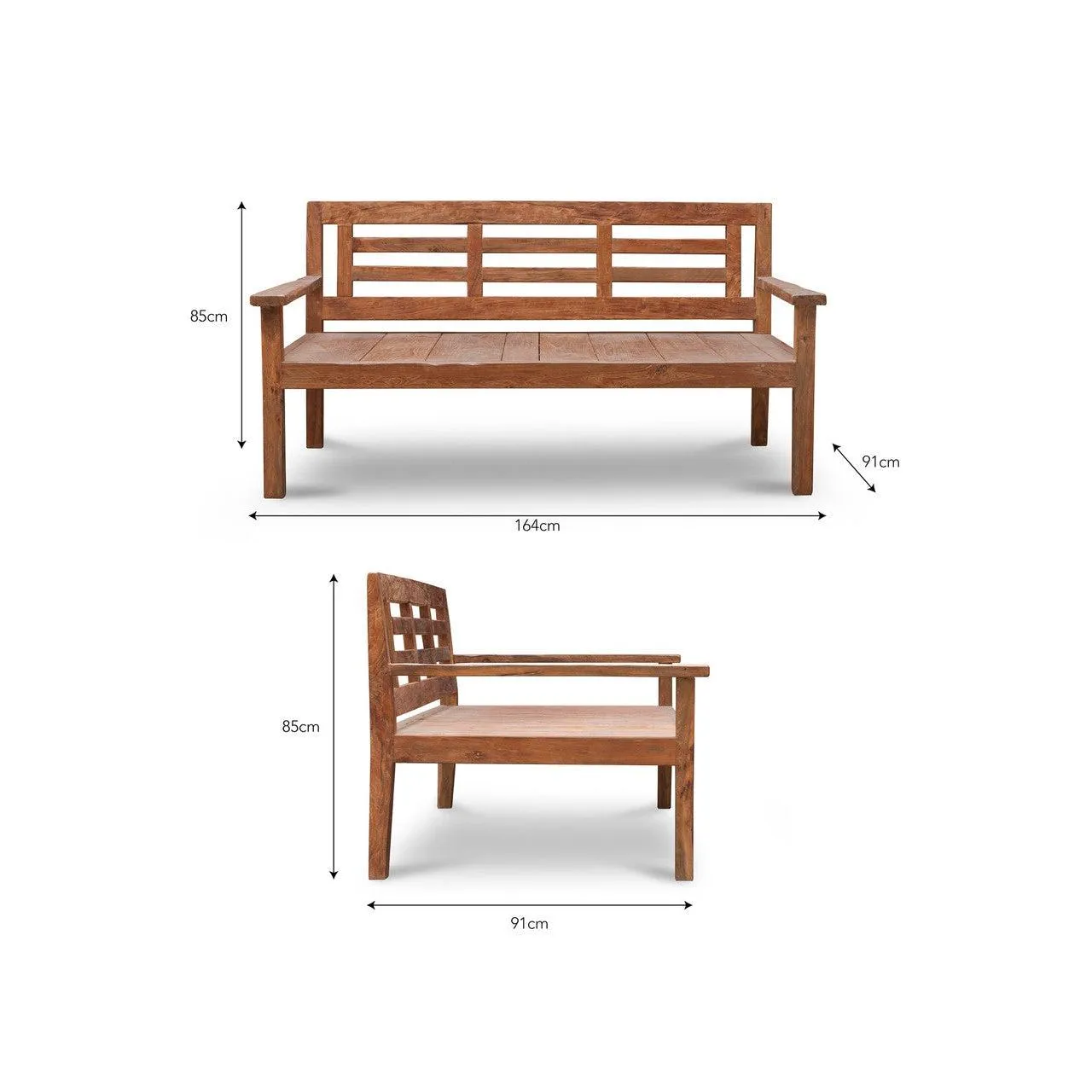 Chastleton Day Bed - Teak