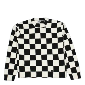 Checks Jumper White