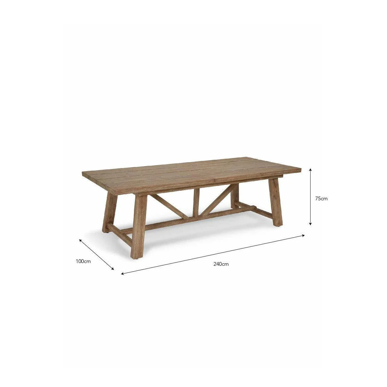 Chilford Solid Wood Dining Table | Large