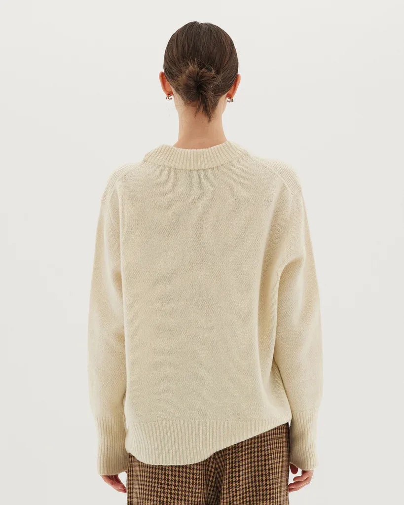 Cloth & Co: The Crew Jumper - Winter White