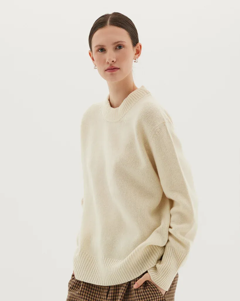Cloth & Co: The Crew Jumper - Winter White