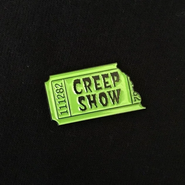 Creepshow Ticket Enamel Pin