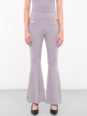 Cut-Out Pants (AW23-PA-04AS-ASHES-OF-ROSES)