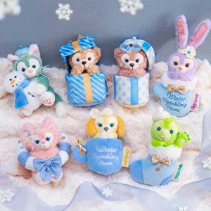 Disney Duffy & Friends Winter Twinkling Town Plush Keychain