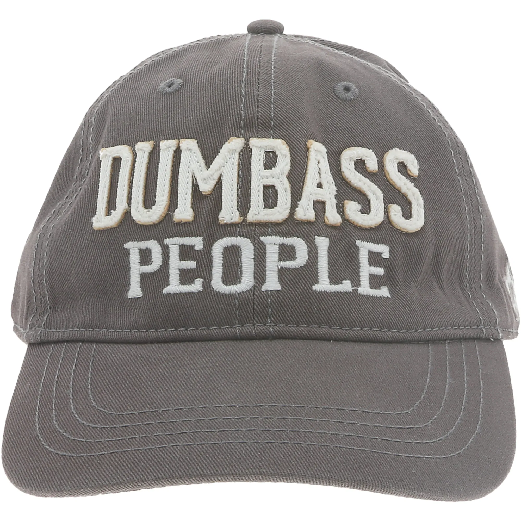 Dumb-Ass People Dark Gray Adjustable Hat