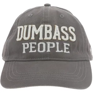 Dumb-Ass People Dark Gray Adjustable Hat