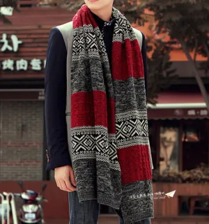 Fashionable Male Warm Scarf