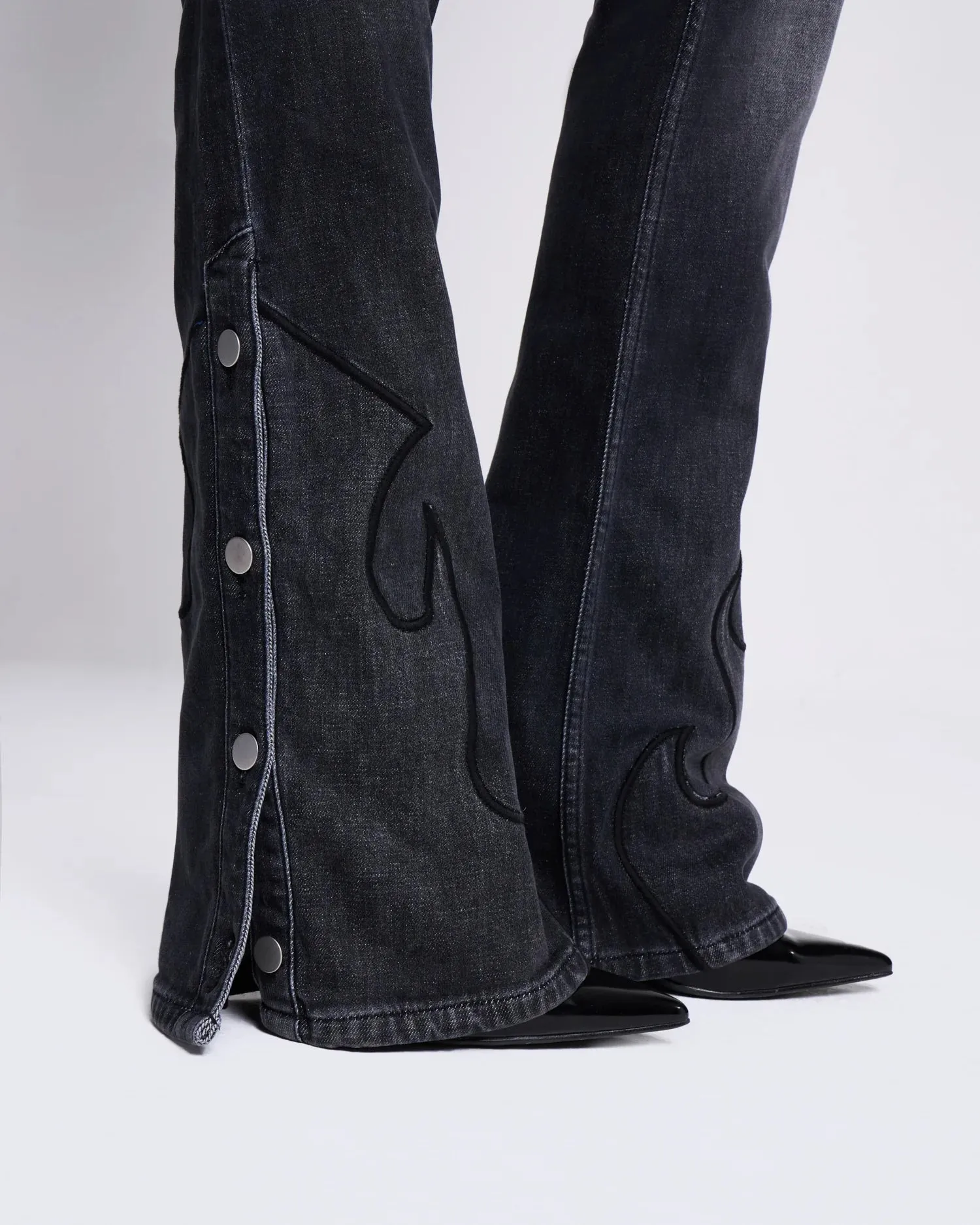 Flared jeans