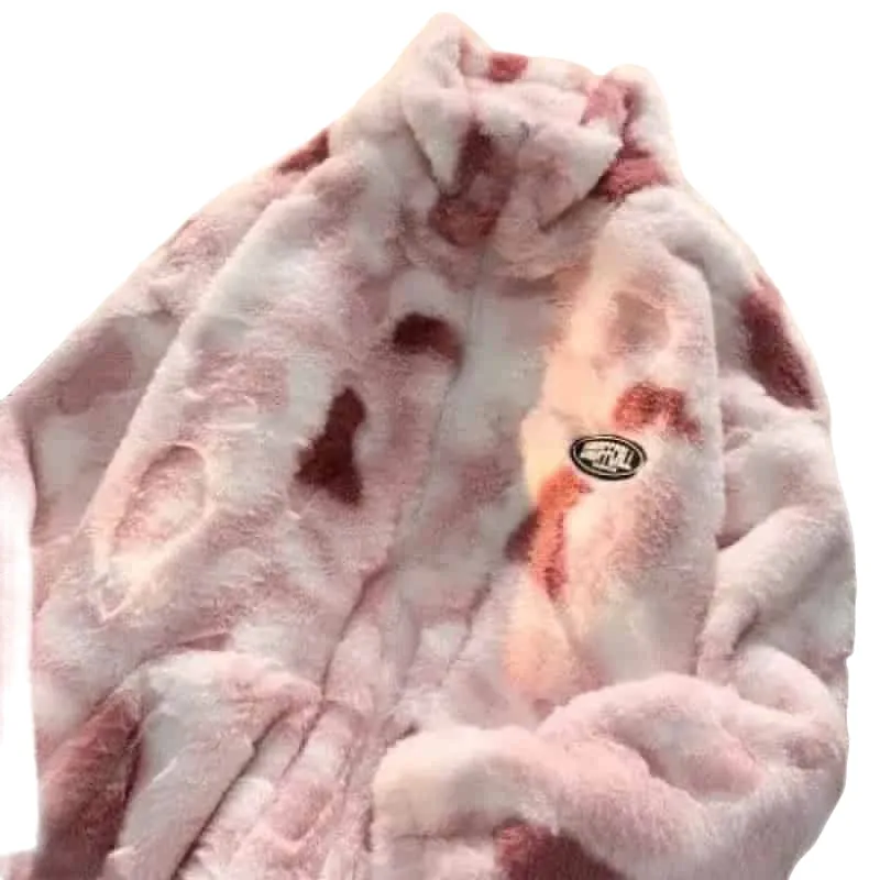 Fleece Zip Sherpa Jacket Dye