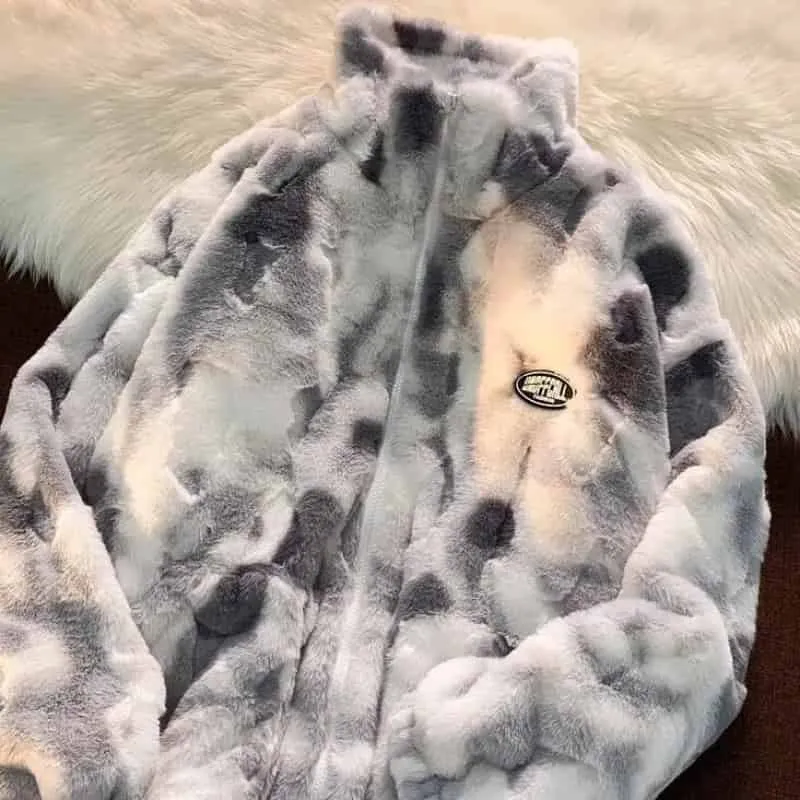 Fleece Zip Sherpa Jacket Dye