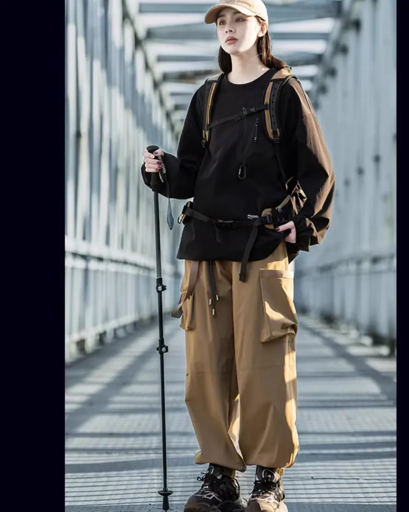 Functional Large Pockets Cargo Pants