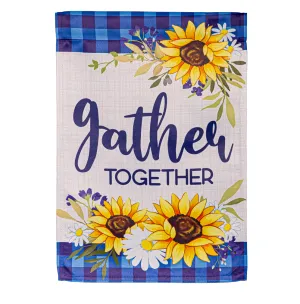 Gather Suede Garden Flag