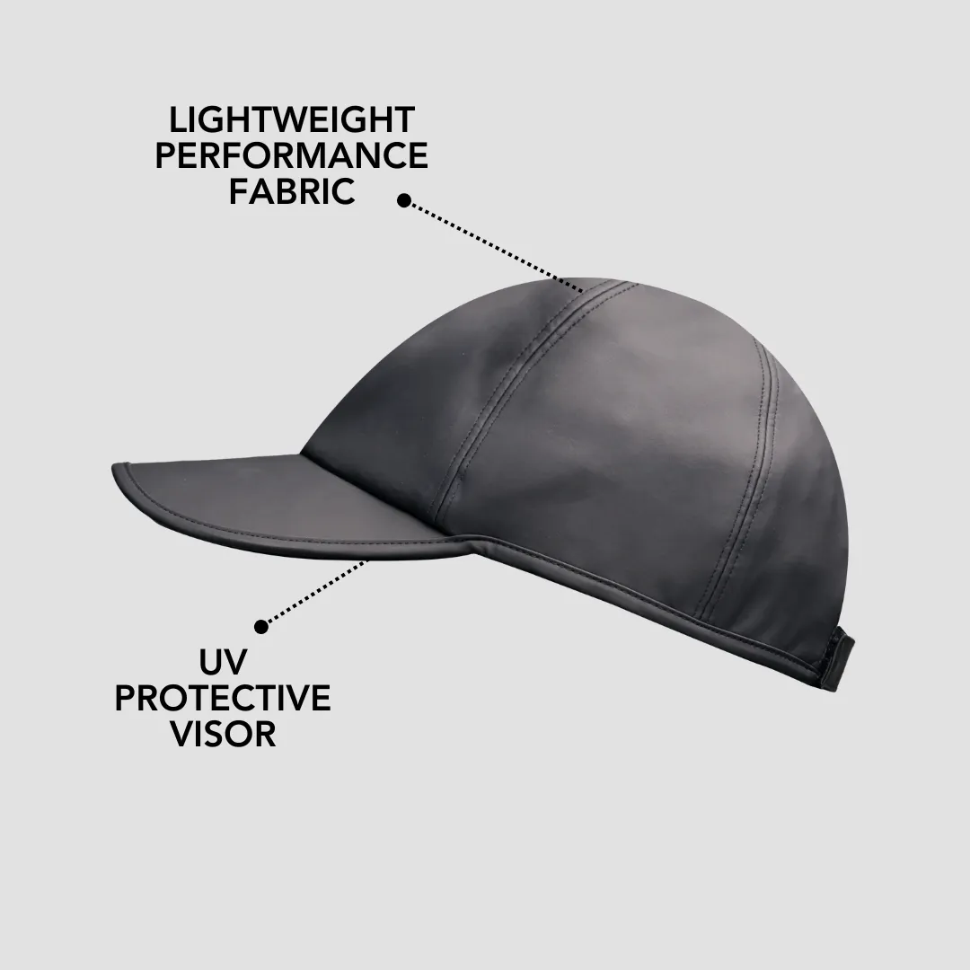 Hairbrella Satin-Lined, Waterproof Baseball Cap for Men