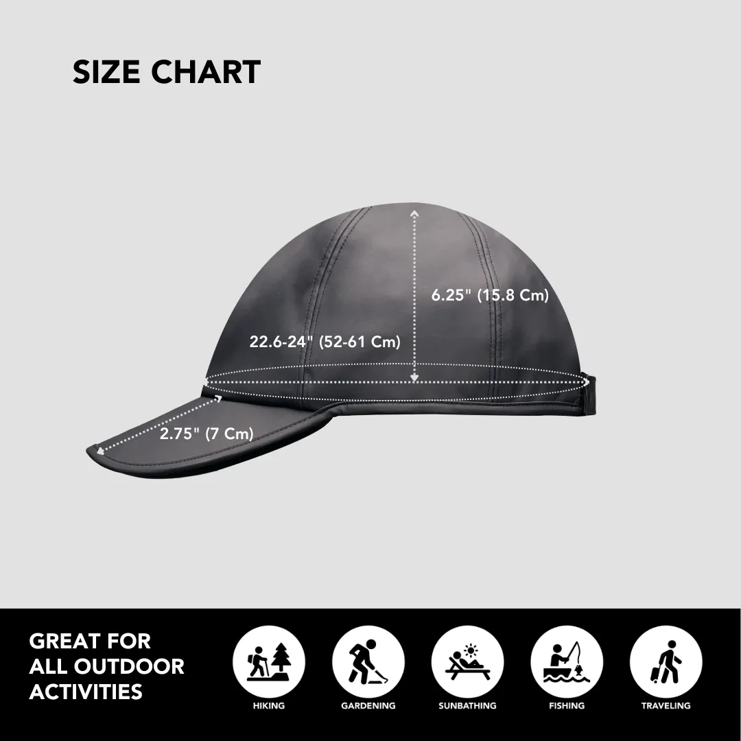 Hairbrella Satin-Lined, Waterproof Baseball Cap for Men