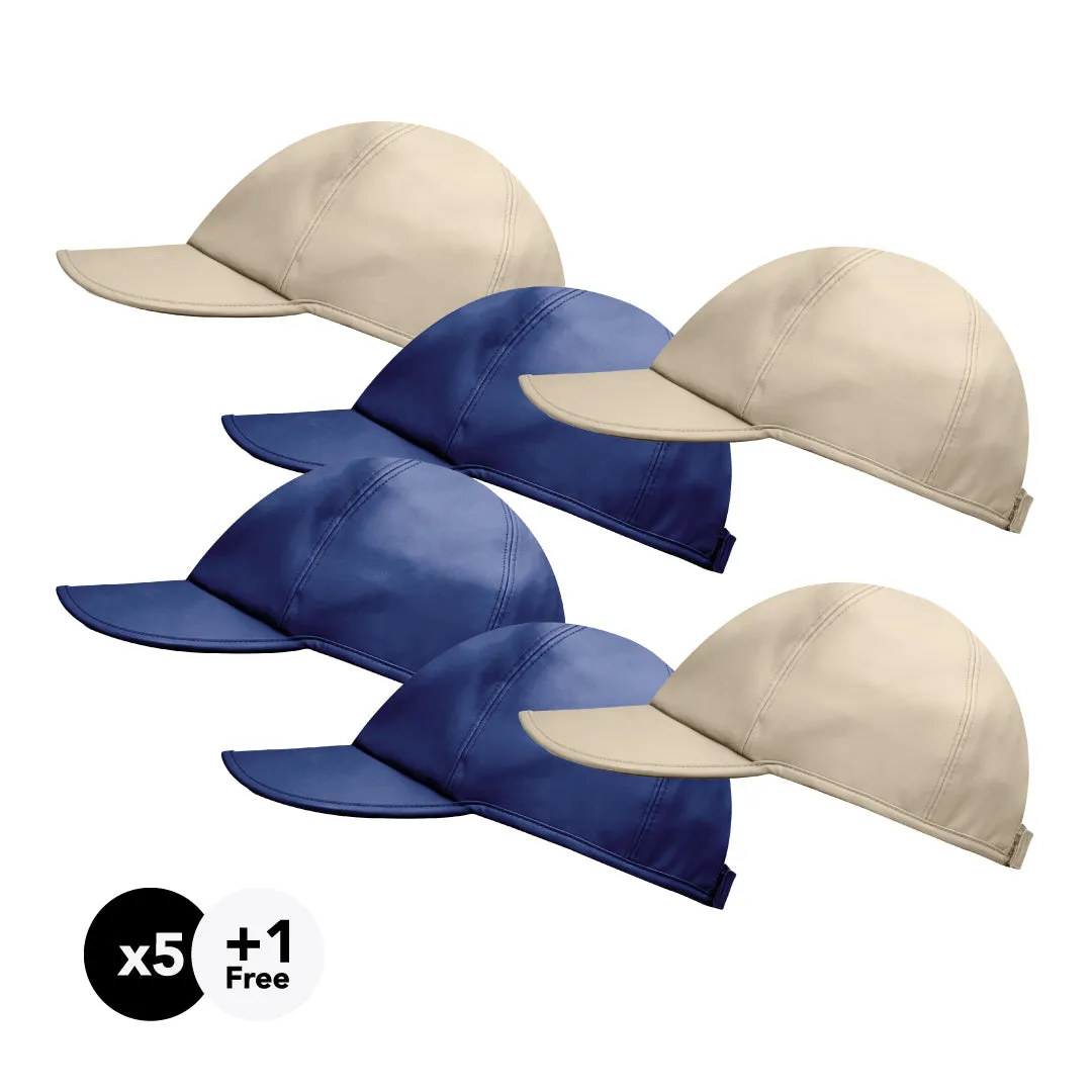 Hairbrella Satin-Lined, Waterproof Baseball Cap Gifting Bundle (Buy 5, Get 1 Free)