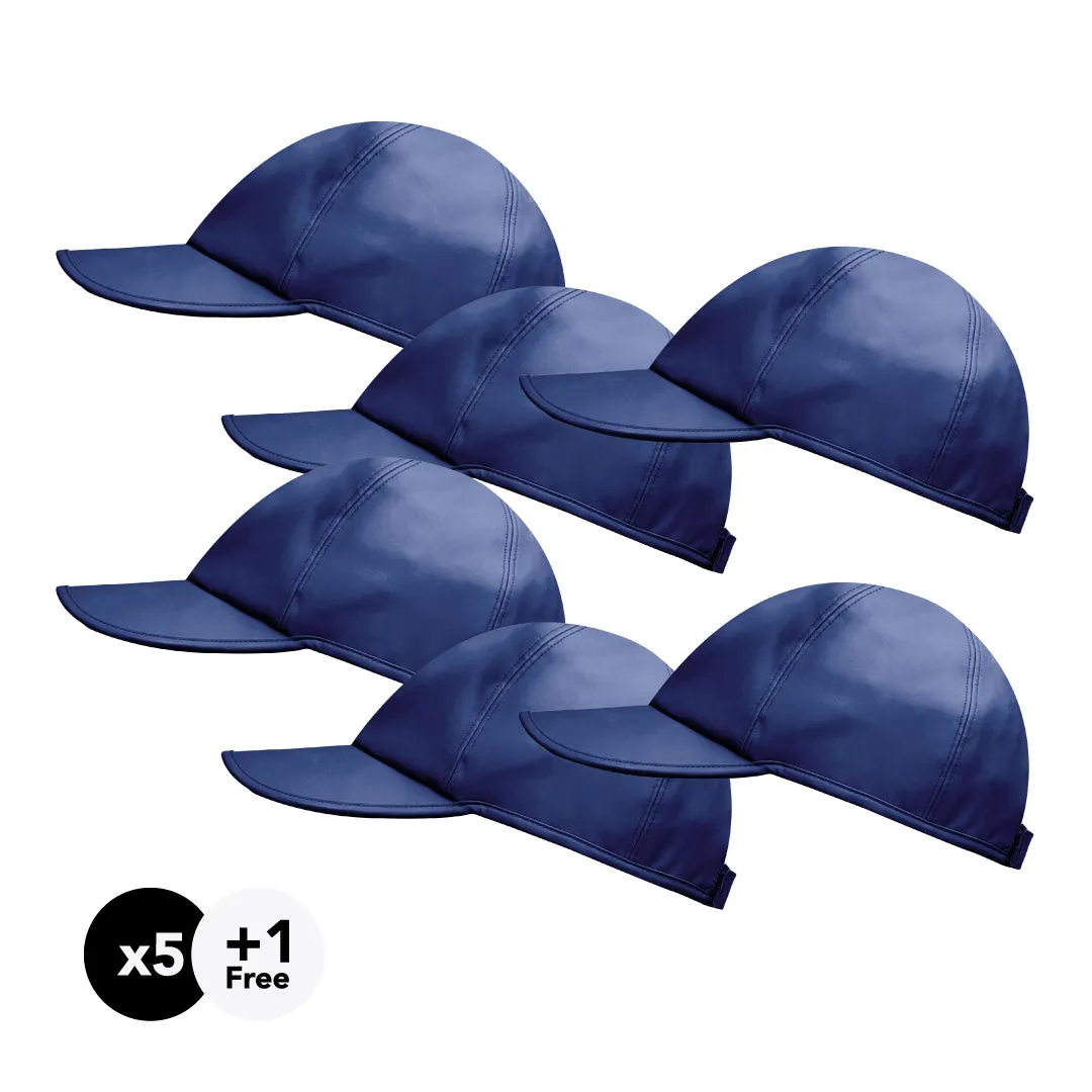 Hairbrella Satin-Lined, Waterproof Baseball Cap Gifting Bundle (Buy 5, Get 1 Free)