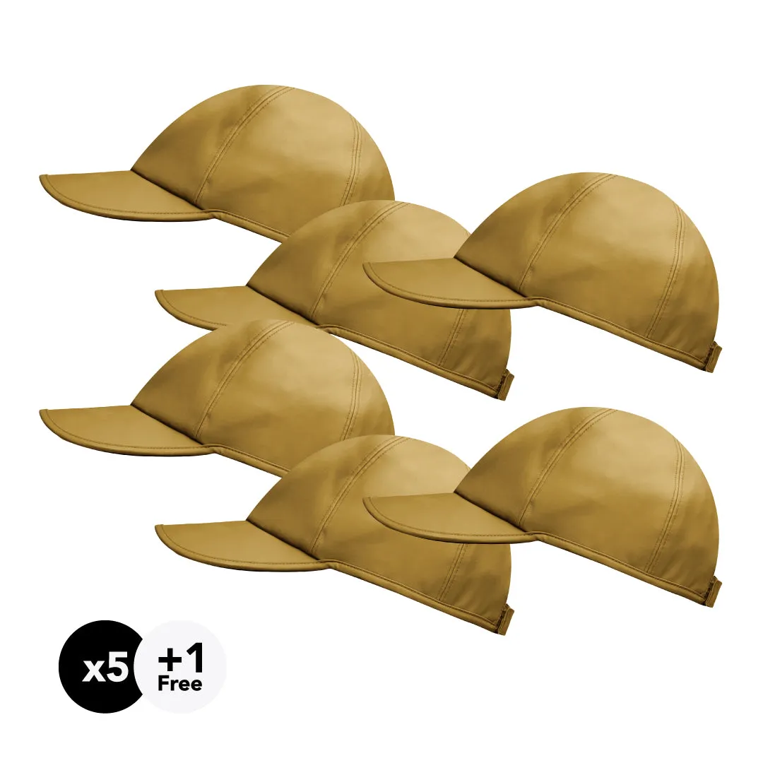 Hairbrella Satin-Lined, Waterproof Baseball Cap Gifting Bundle (Buy 5, Get 1 Free)