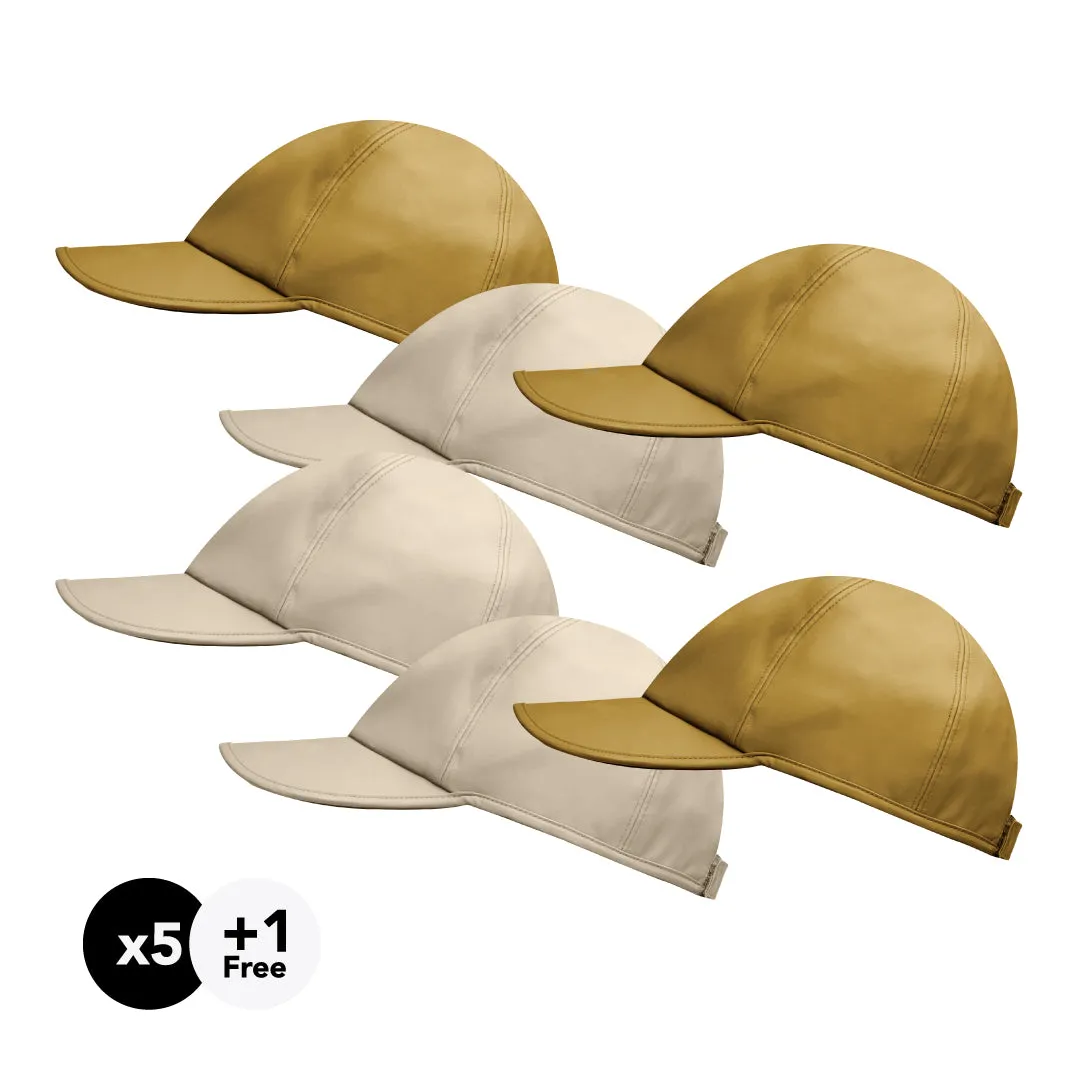 Hairbrella Satin-Lined, Waterproof Baseball Cap Gifting Bundle (Buy 5, Get 1 Free)