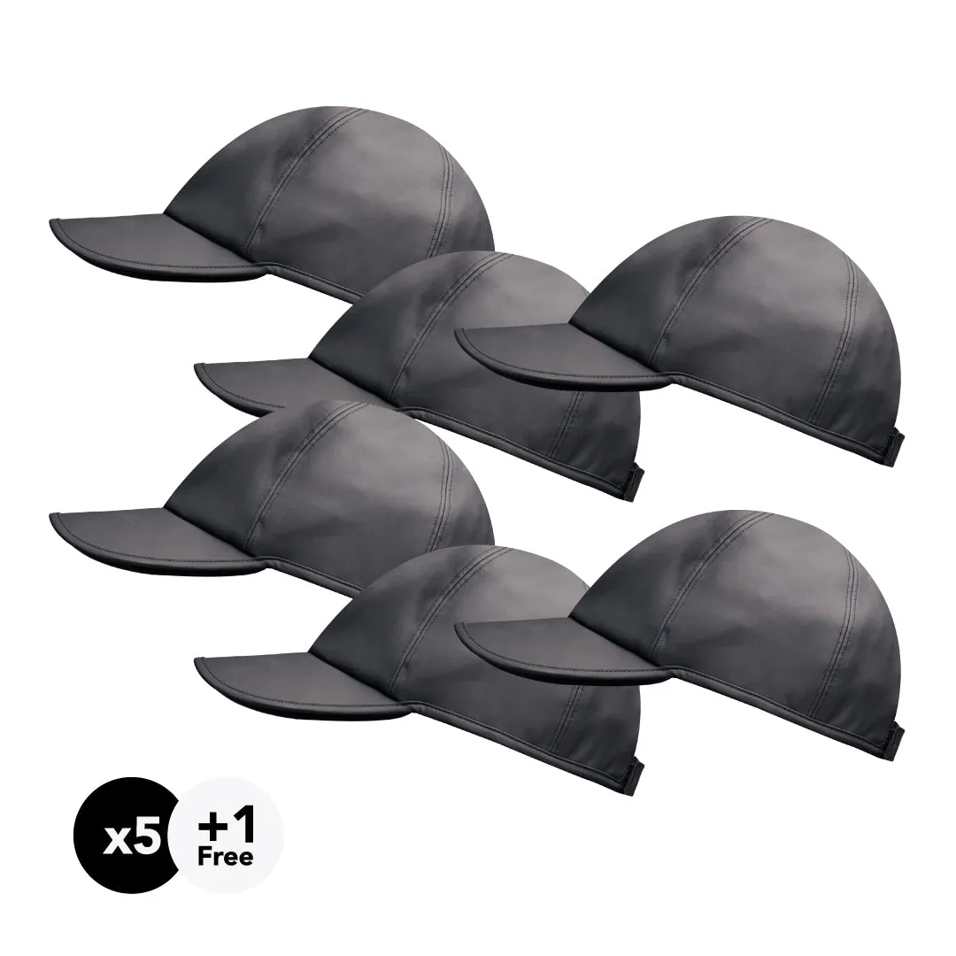 Hairbrella Satin-Lined, Waterproof Baseball Cap Gifting Bundle (Buy 5, Get 1 Free)