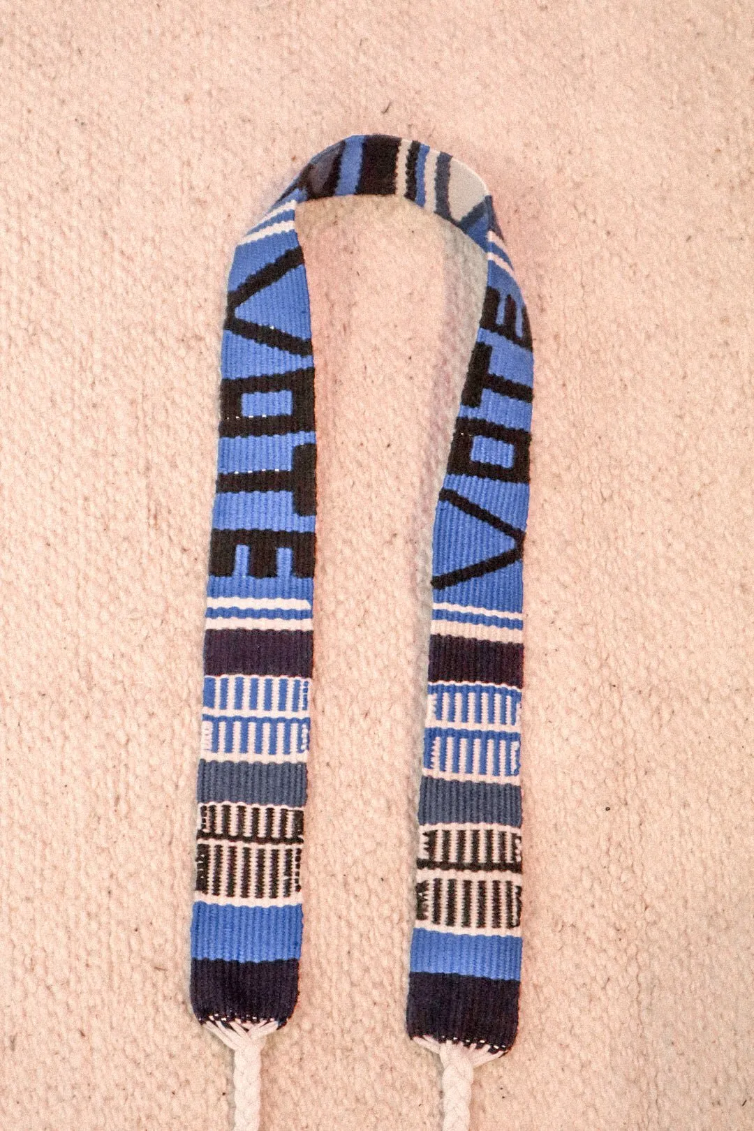 Handwoven "VOTE" Hat Band | Sustainable, Artisan-Made from Guatemala