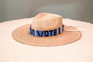 Handwoven "VOTE" Hat Band | Sustainable, Artisan-Made from Guatemala