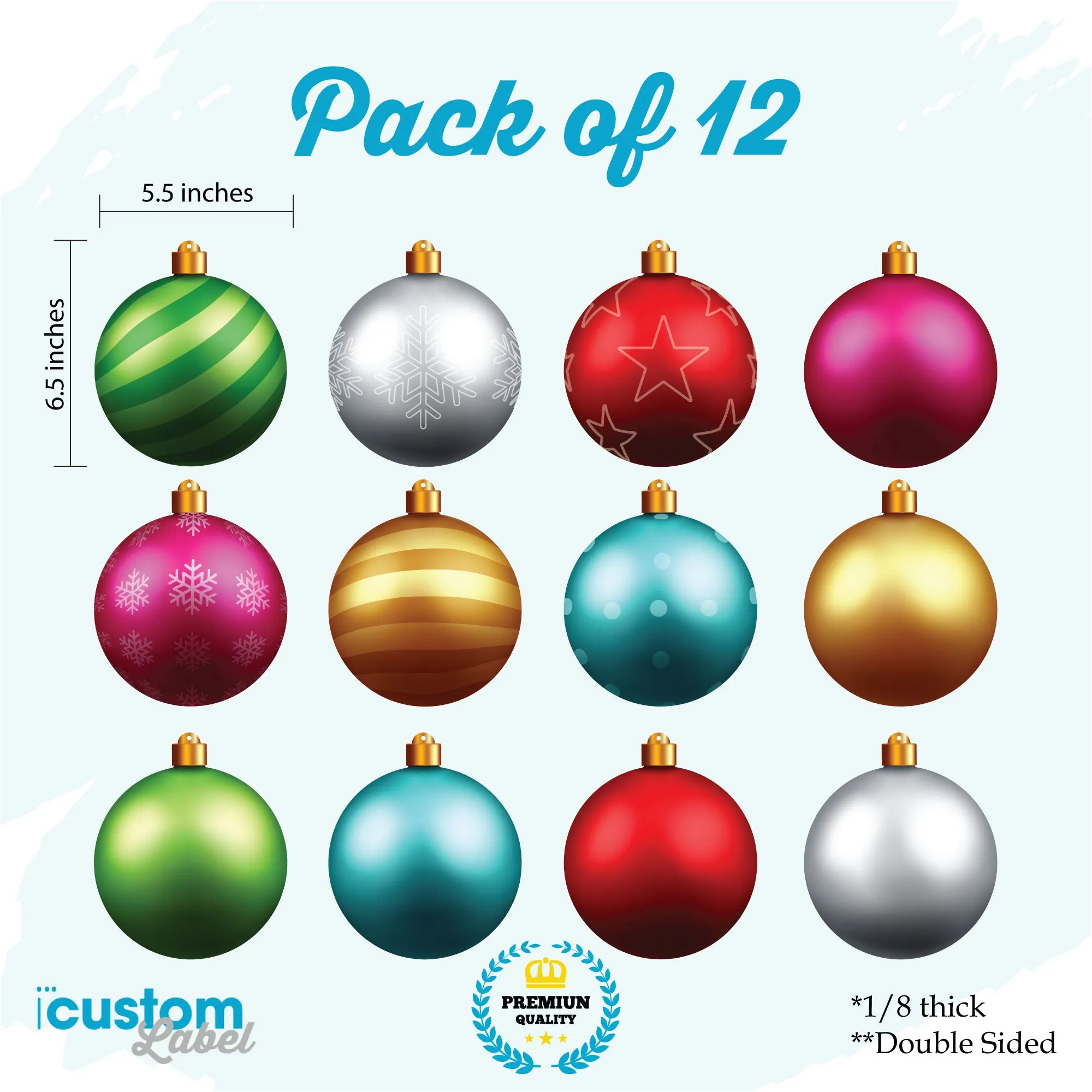 Hanging Outdoor Christmas Ornaments