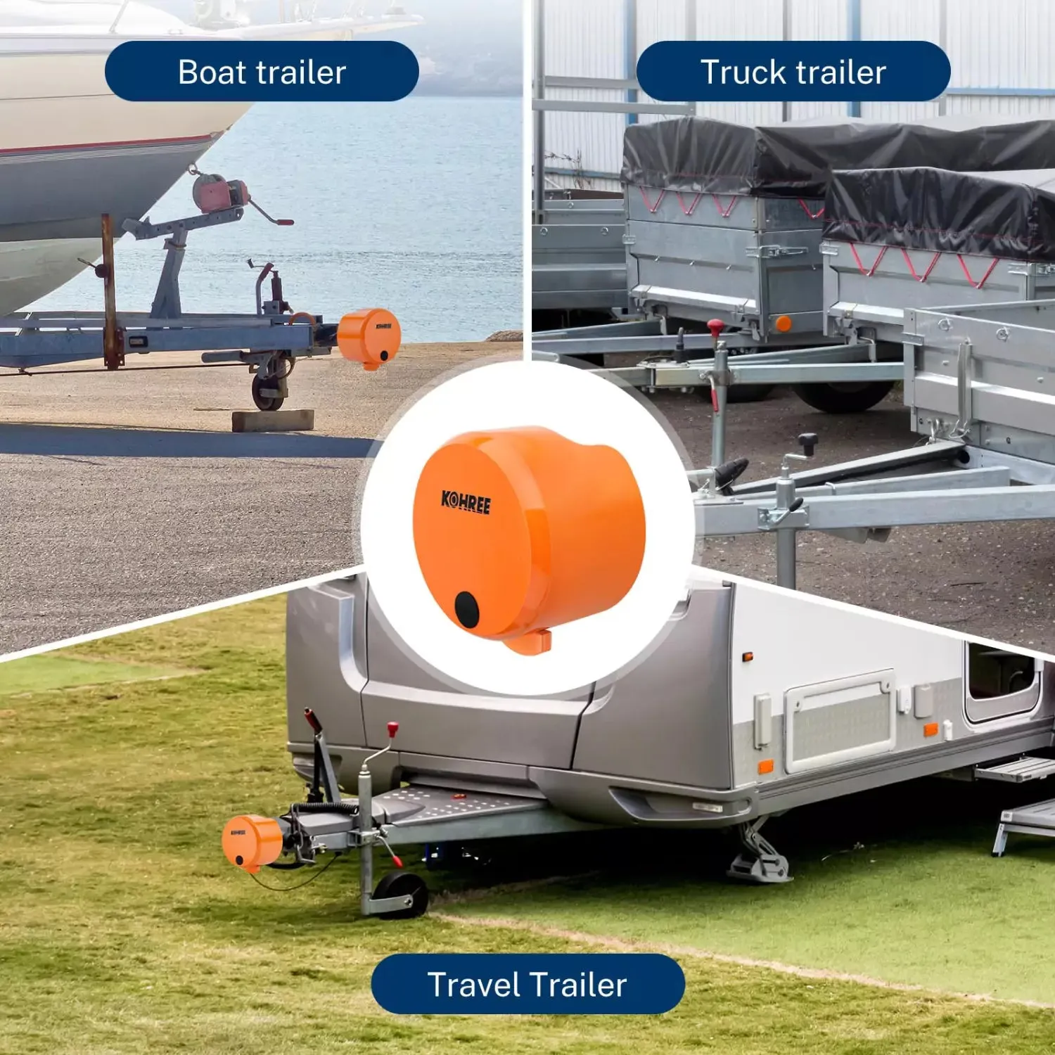 Heavy Duty Trailer Coupler Lock