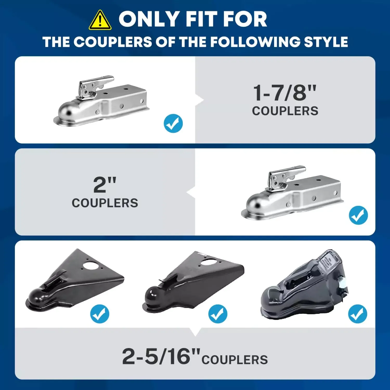 Heavy Duty Trailer Coupler Lock