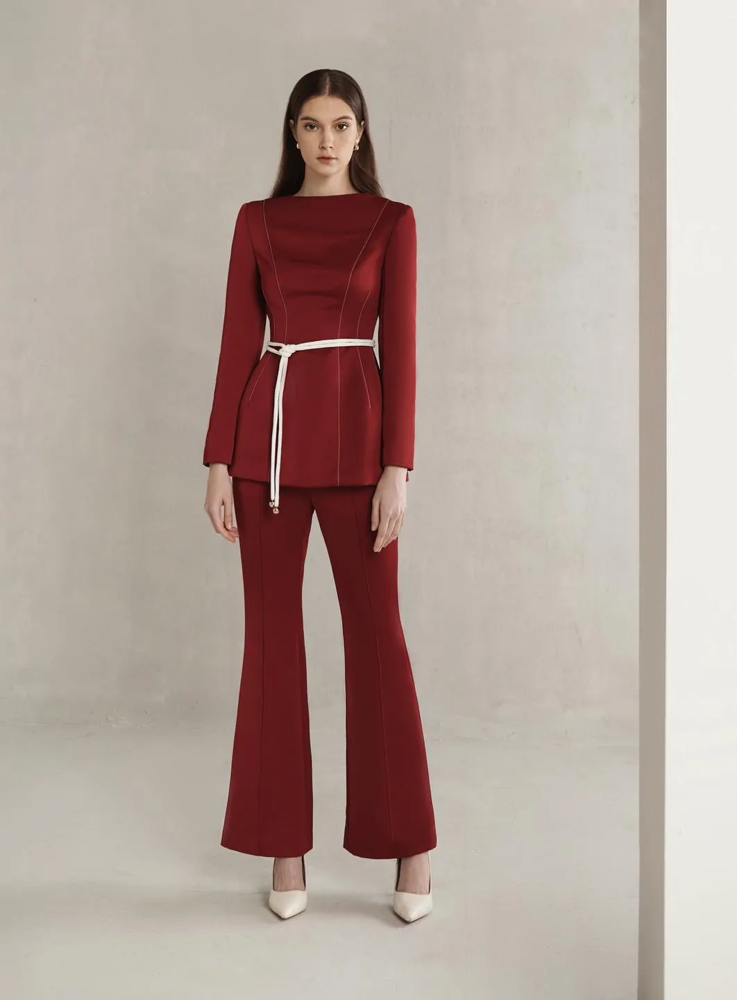 High Rise Flared Pants