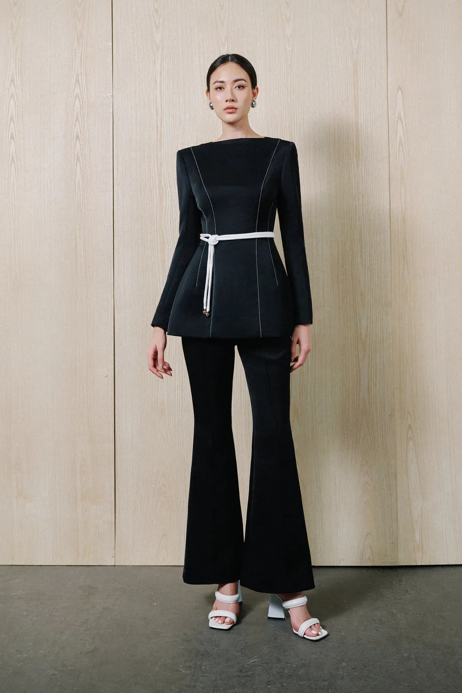 High Rise Flared Pants