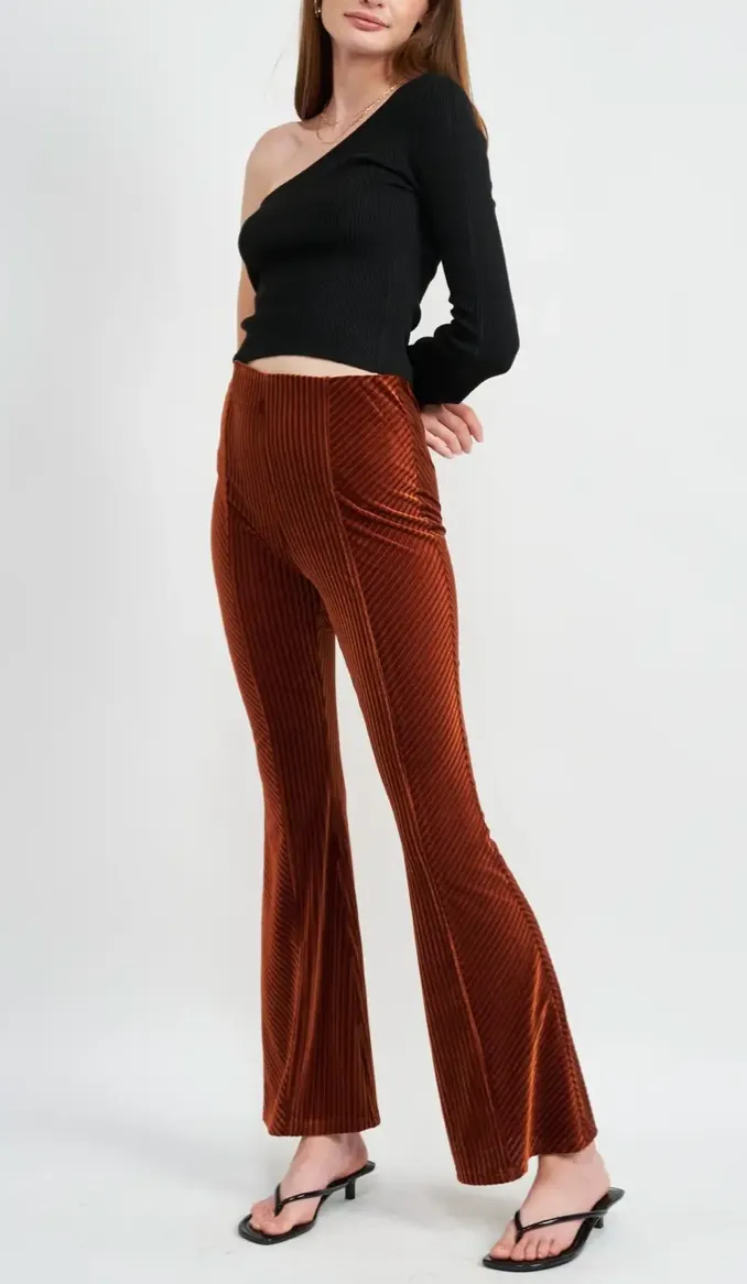 High Rise Flared Pants