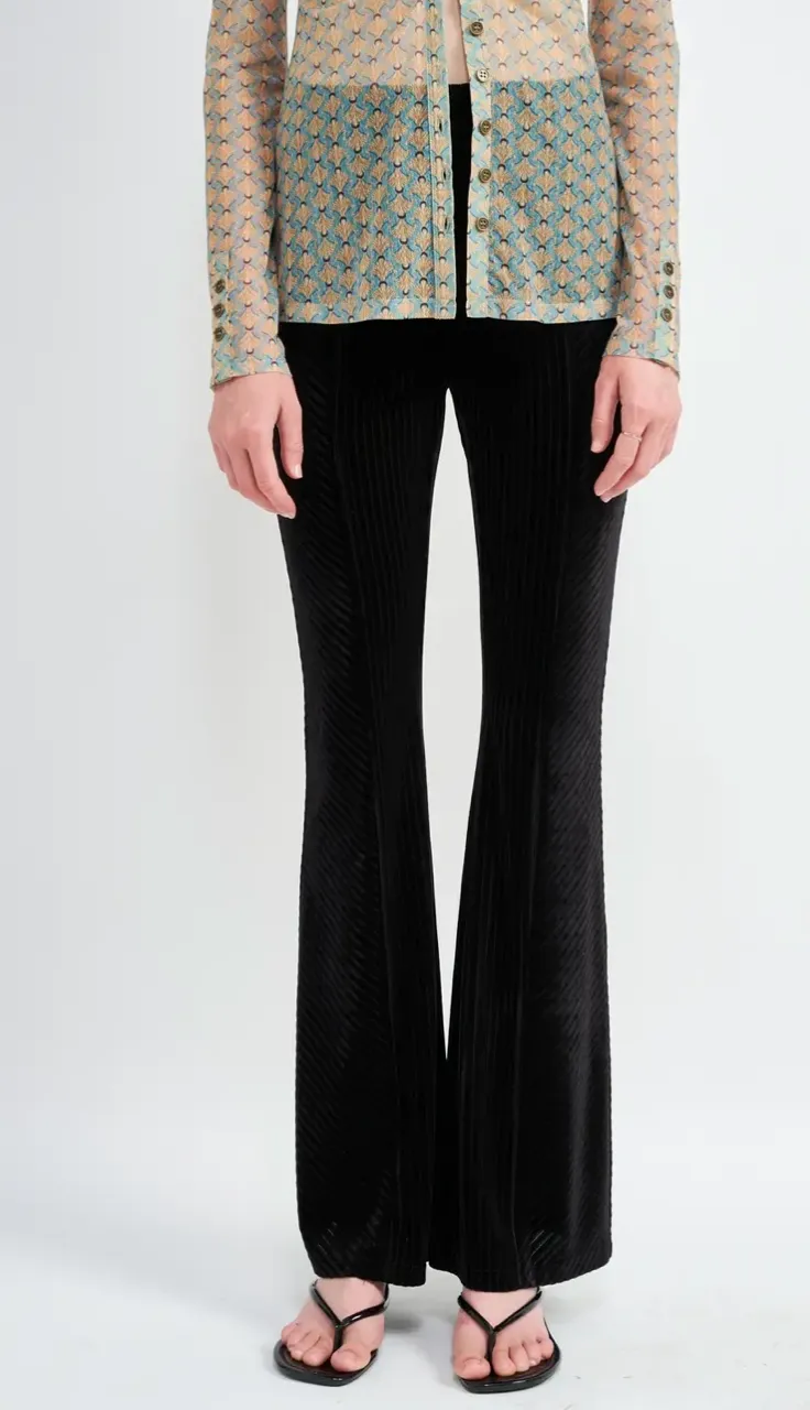 High Rise Flared Pants