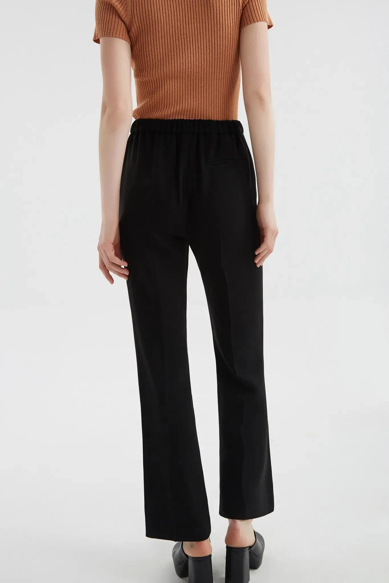High Waisted Flared Pants