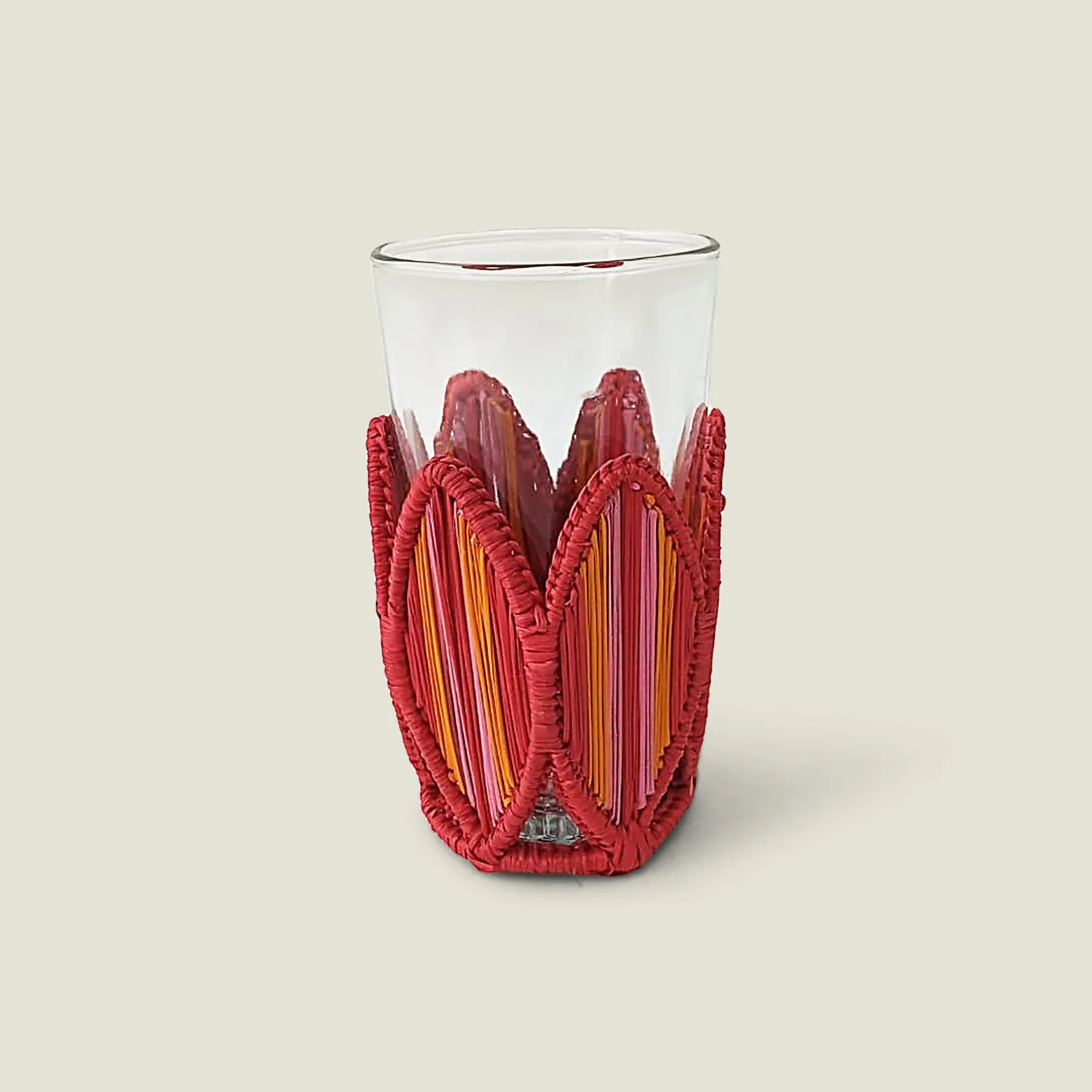Hoja Woven Glasses & Holders (Set of 2)
