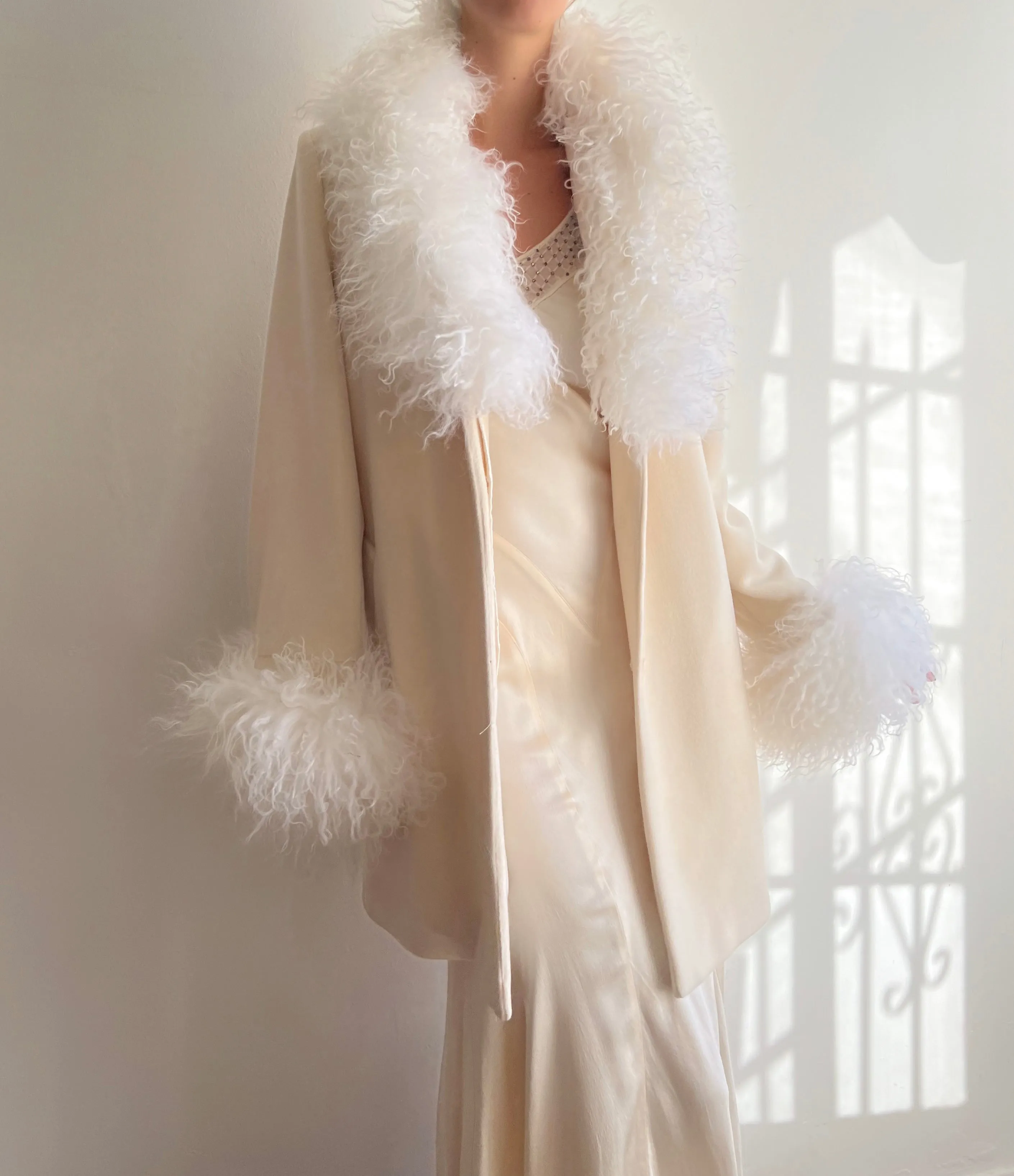 Ivory Penny Lane Coat (S/M)